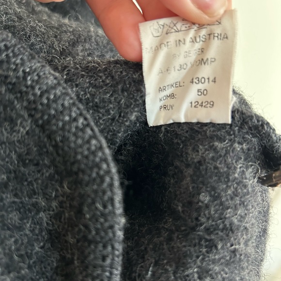 Vintage Grey Wool Geiger Jacket - Picture 6 of 7